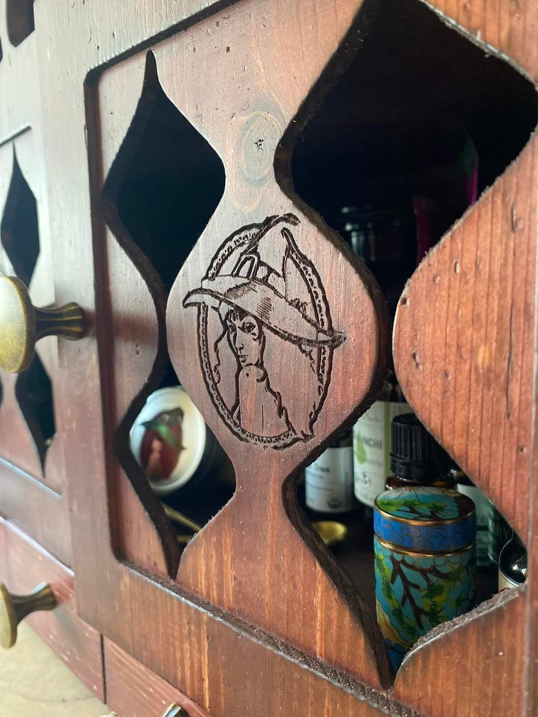 Custom Apothecary Cabinet