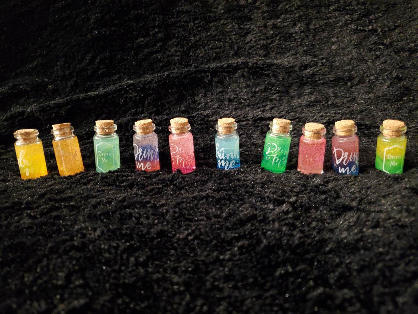 Fantasy Glass Vial Pendants