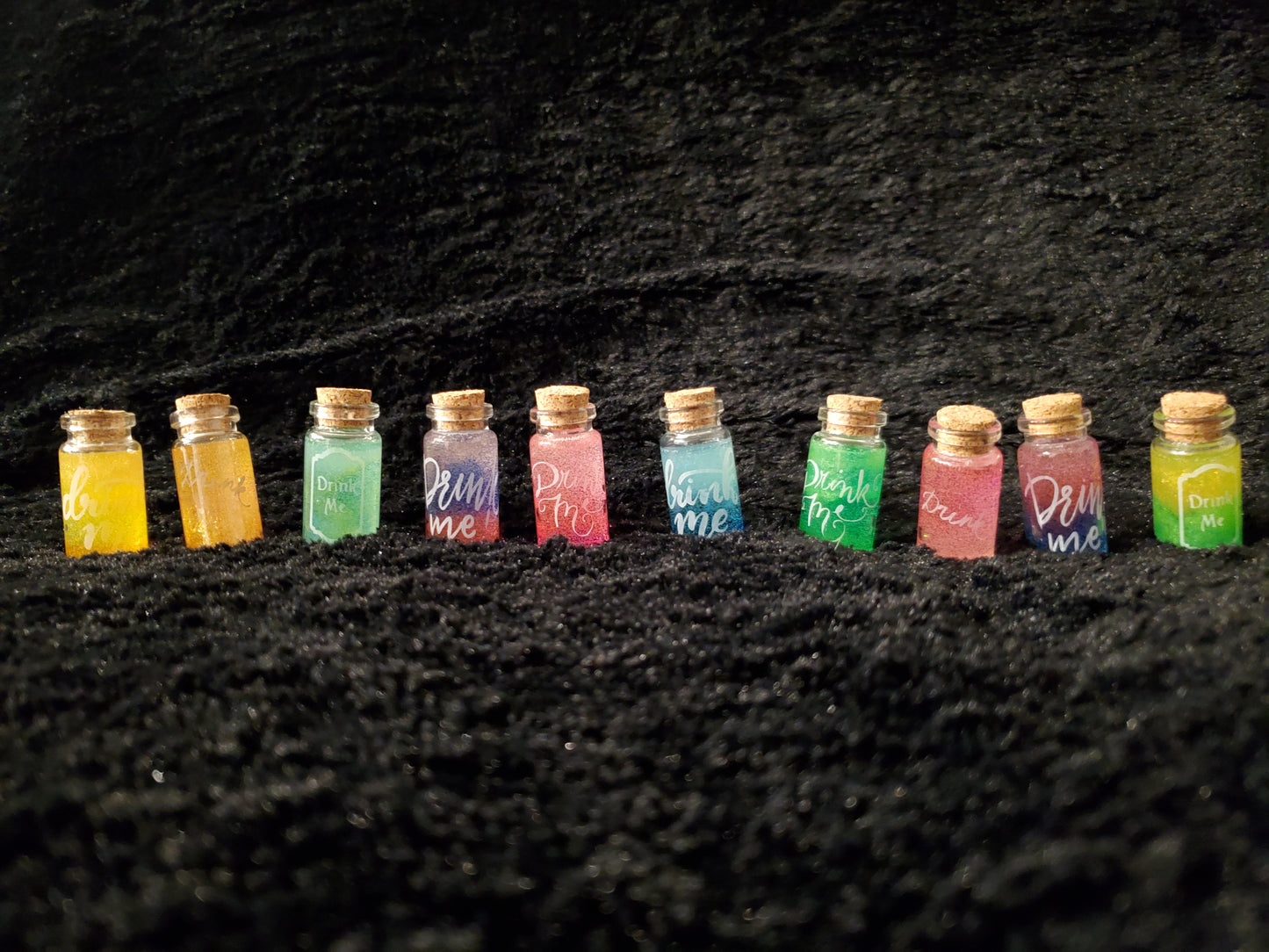 Fantasy Glass Vial Pendants