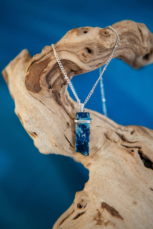 Blue Lapis Gemstone Necklace