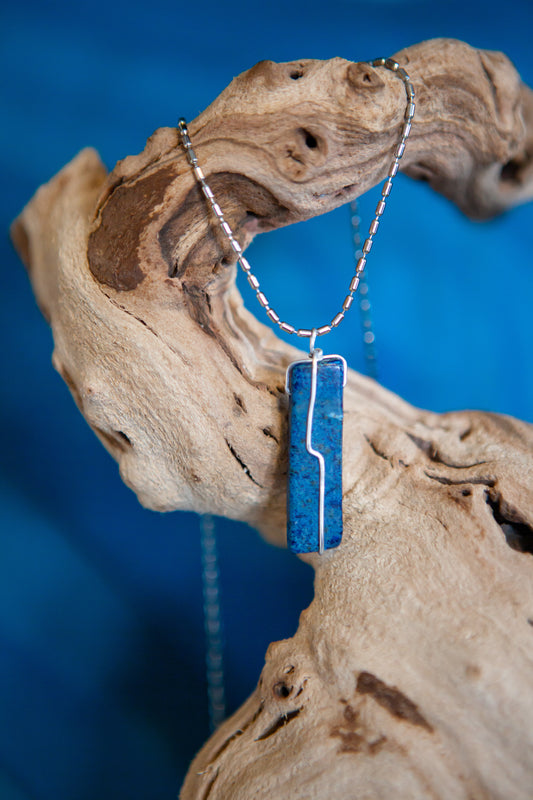 Blue Lapis Gemstone Necklace