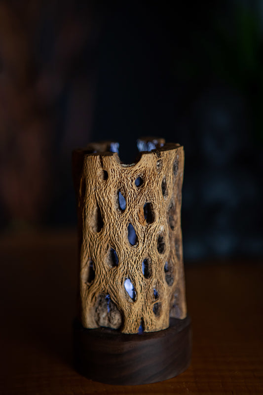 Saguaro Cactus with solid Walnut base